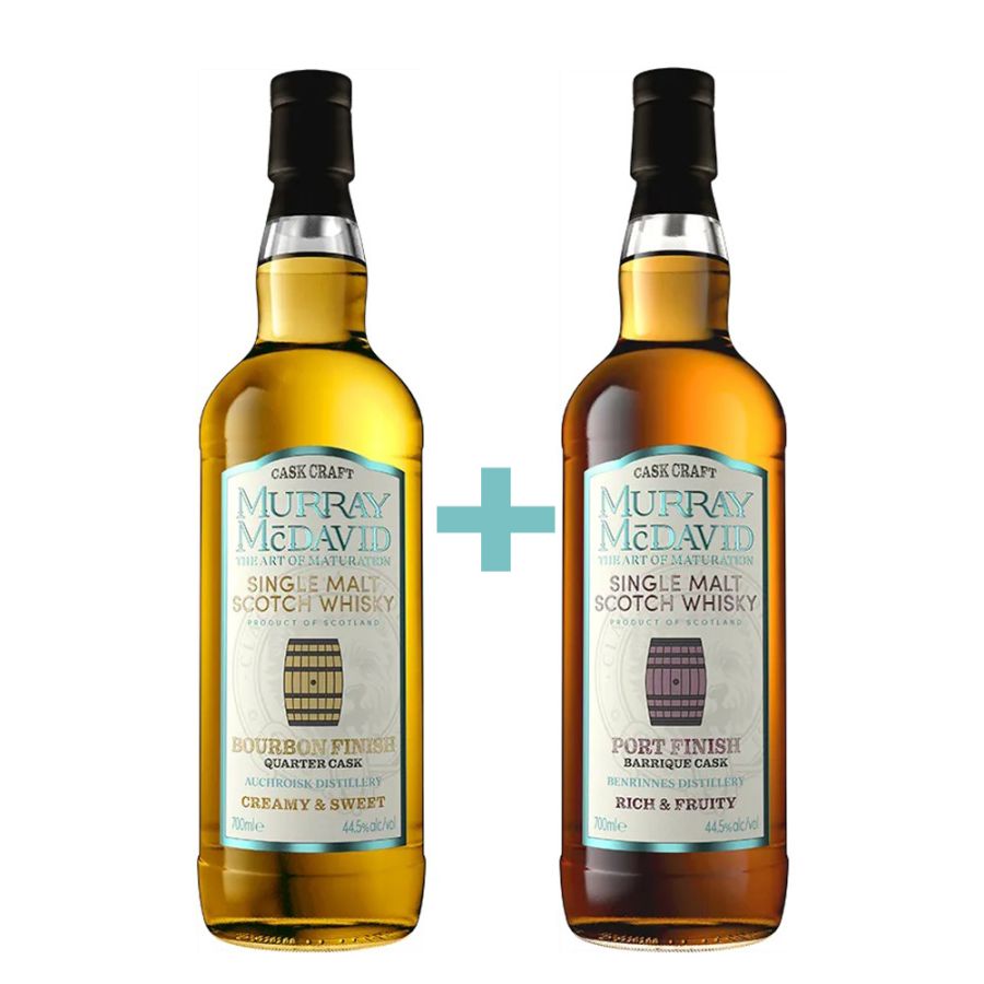 Auchroisk Koval Bourbon Finish + Benrinnes Port Finish