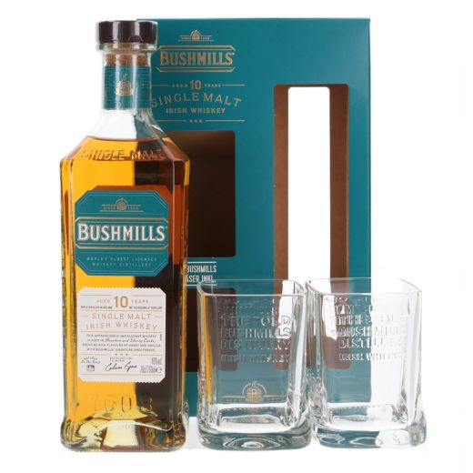 Bushmills 10 Years Old Gift Pack