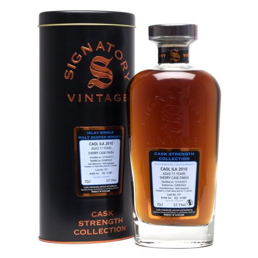 Caol Ila 2010 11 Years Old - Signatory Cask Strength Collection