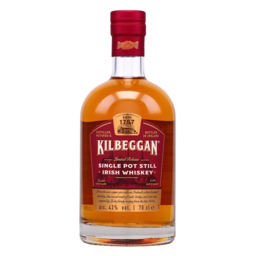 Kilbeggan Single Pot Still Irish Whiskey