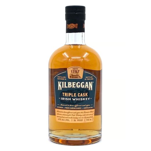 Kilbeggan Triple Cask Irish Whiskey