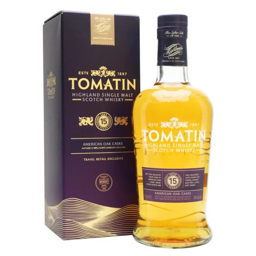 Tomatin 15 Years Old American Oak Casks