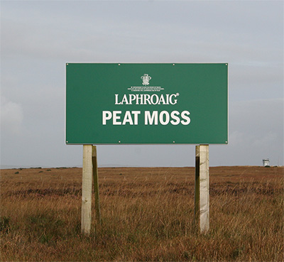 Laphroaig peat moss