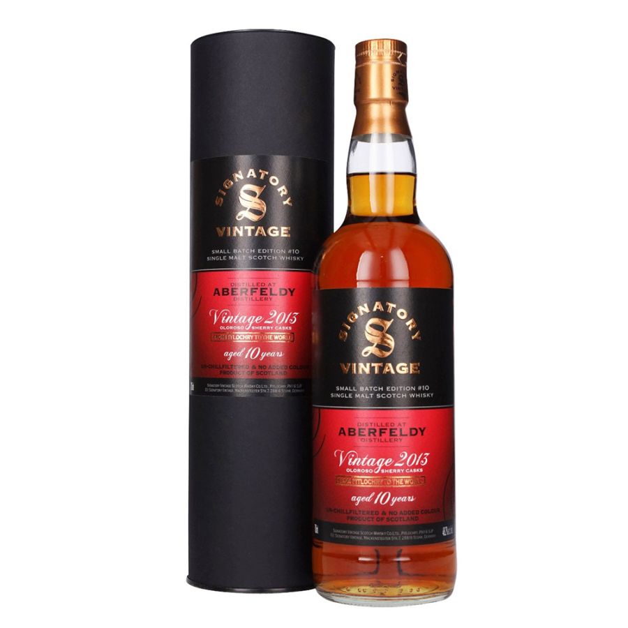 Aberfeldy 2013 10 Years Old Oloroso Cask - Signatory Small Batch