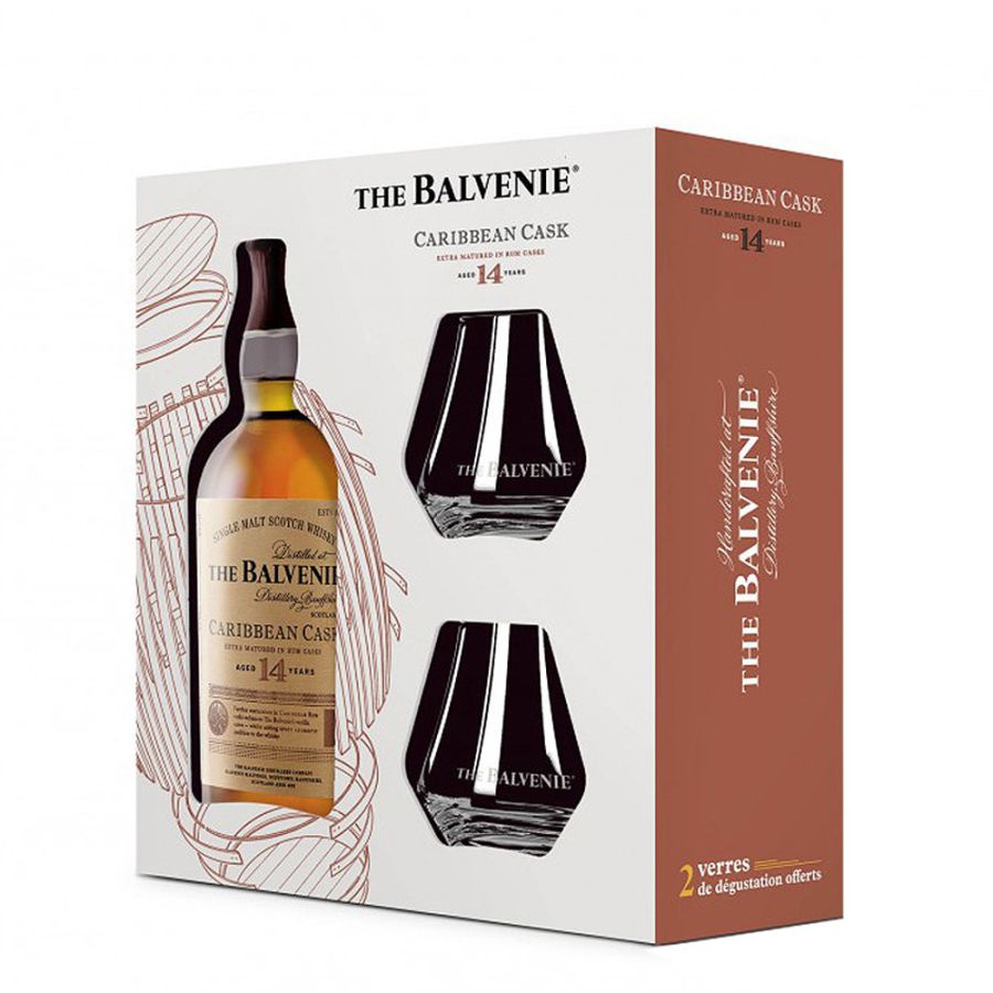 Balvenie 14 Years Old Caribbean Cask Gift Pack