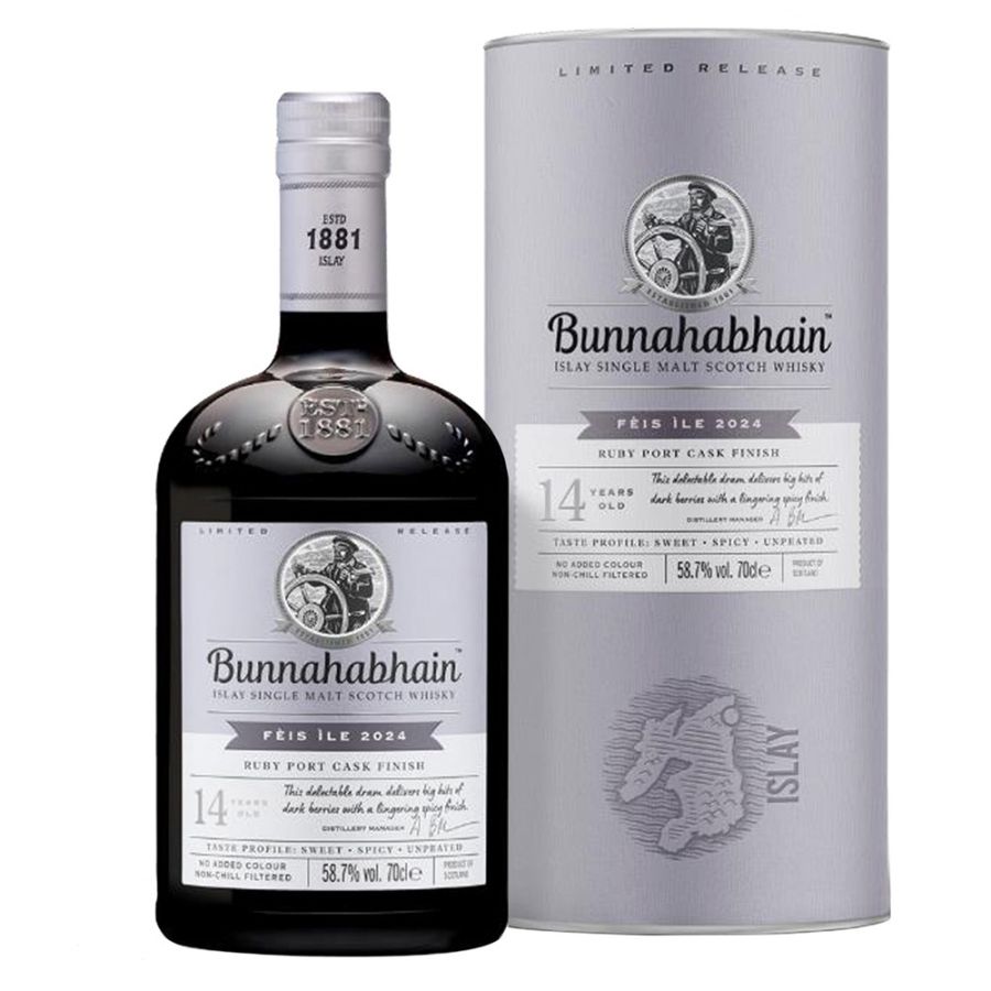Bunnahabhain 14 Years Old Ruby Port Finish (Fèis Ìle 2024)