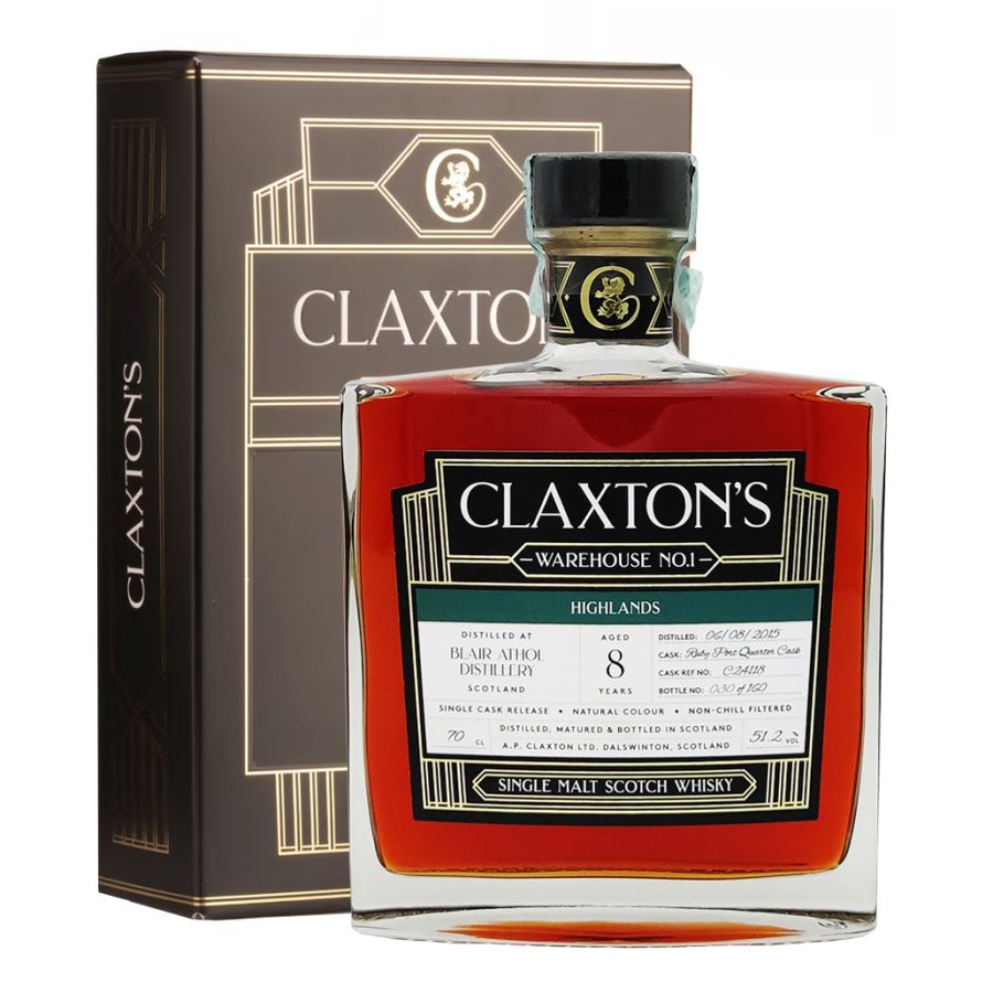 Blair Athol 2015 8 Years Old Ruby Port - Claxton’s Single Cask