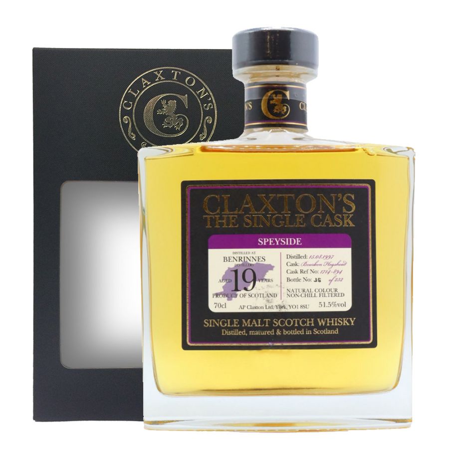 Benrinnes 1997 19 Years Old - Claxton’s Single Malt