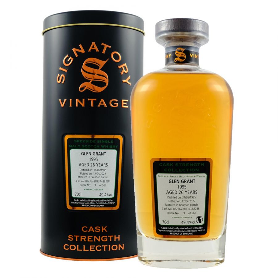 Glen Grant 1995 26 Years Old - Signatory CS Collection