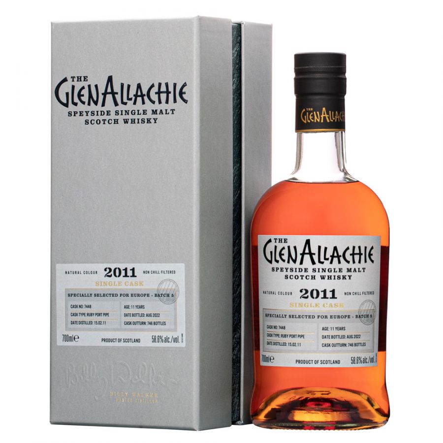 GlenAllachie 2011 11 Years Old Ruby Port Cask Batch #5