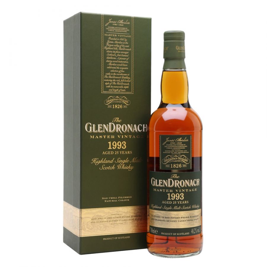 GlenDronach 25 Years Old 1993 Master Vintage