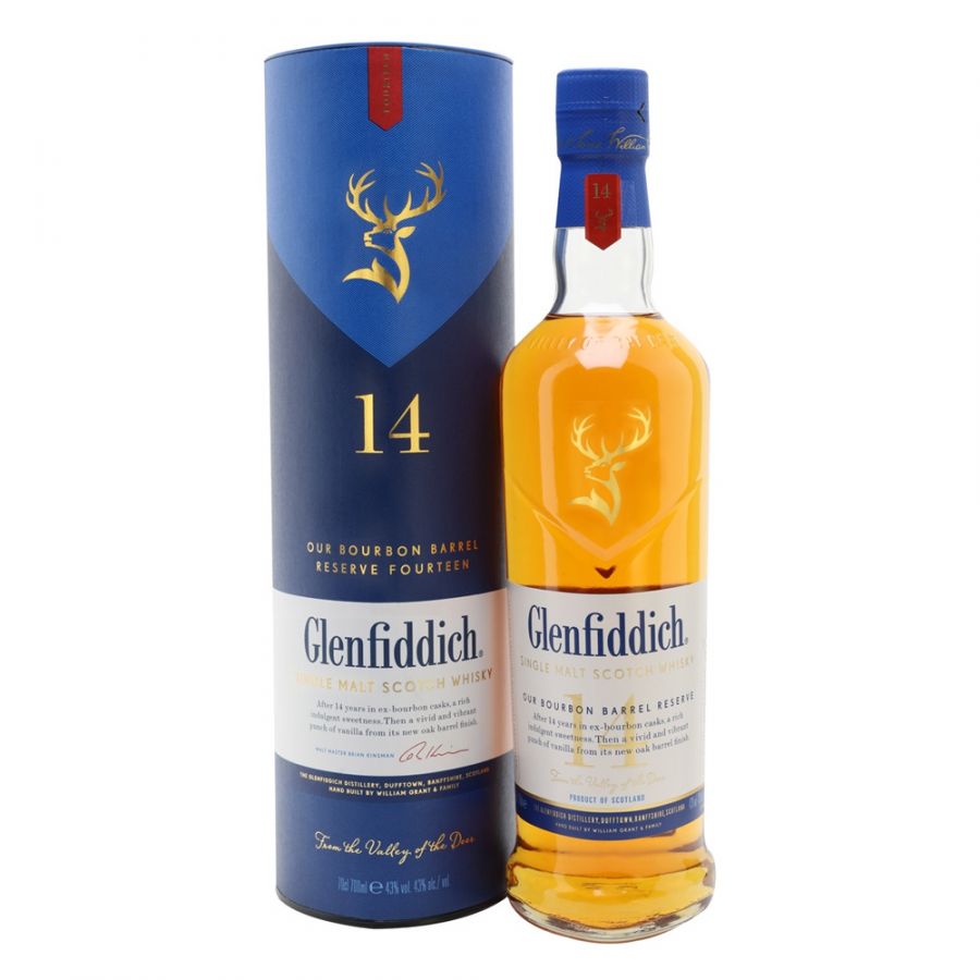 Glenfiddich 14 Years Old Bourbon Barrel Reserve