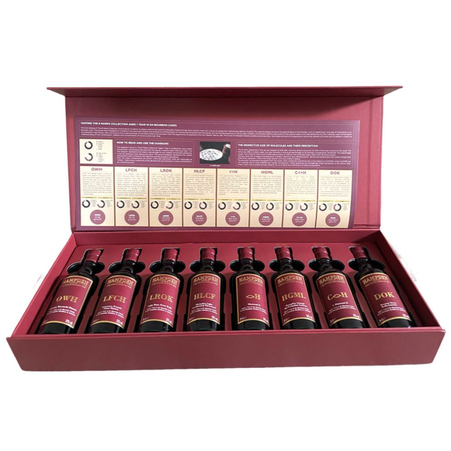 Hampden Coffret 8 Marks Collection Bourbon Casks