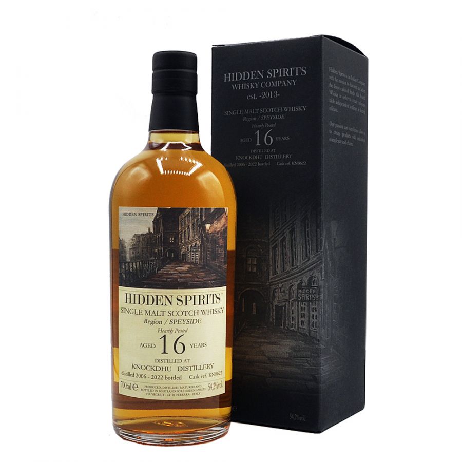 Knockdhu (heavy peated) 2006 16 Years Old - Hidden Spirits