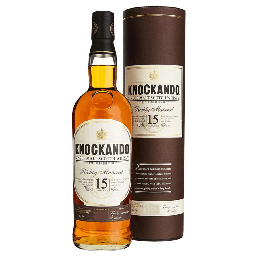 WHISKY KNOCKANDO 21 Ans Single Malt -COFFRET ROUTE DES SAVEURS - 2