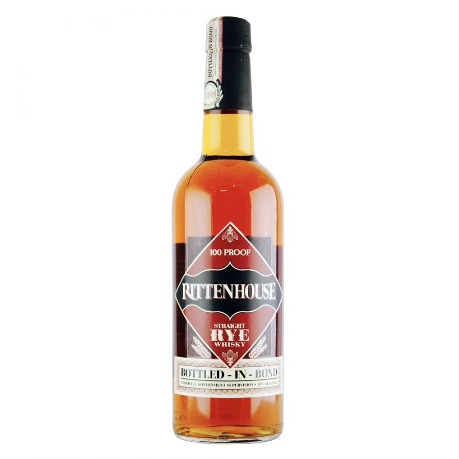 Rittenhouse Straight Rye Whiskey - 100 Proof Bottled in Bond