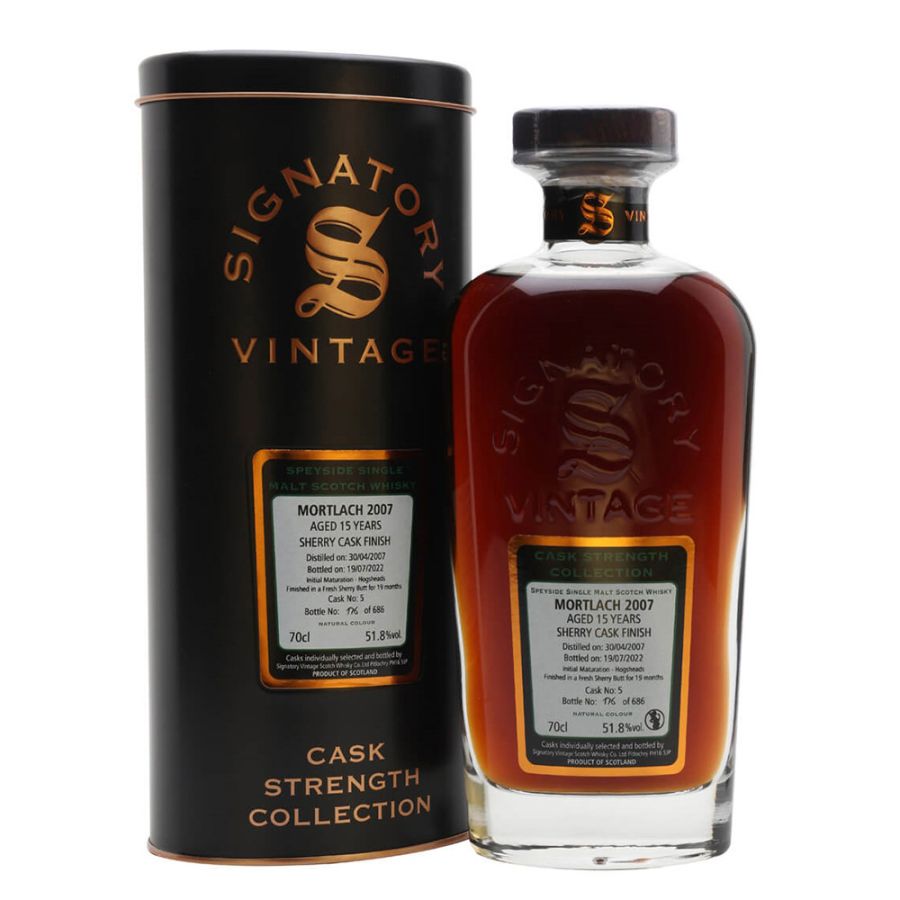 Mortlach 2007 15 Years Old - Signatory CS Collection