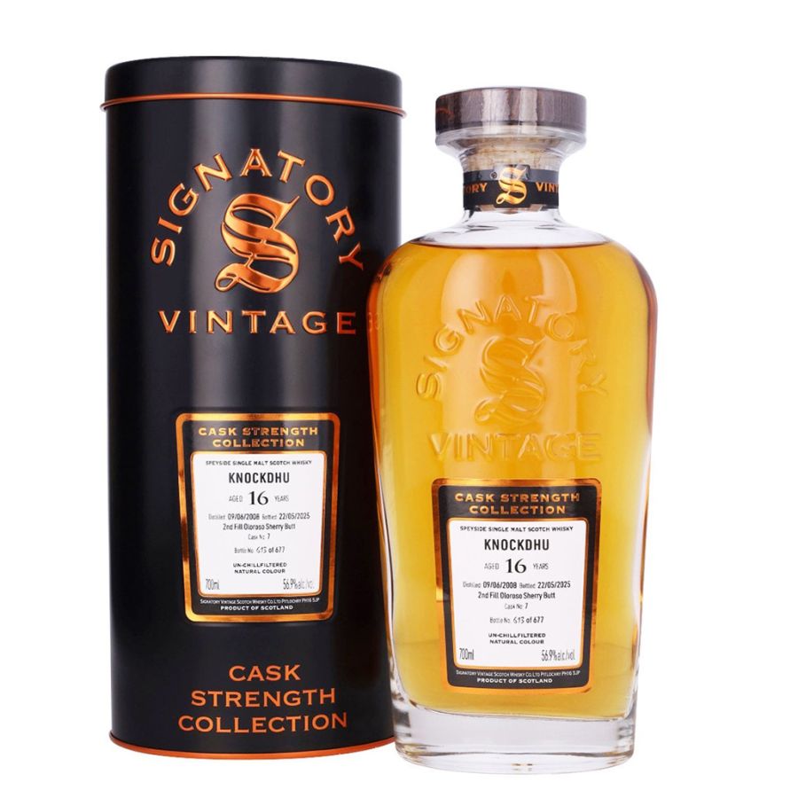 Knockdhu 16 Years Old 2008 Oloroso cask - Signatory CS Collection