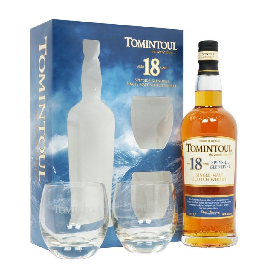 Tomintoul 18 Years Old Gift Pack