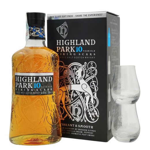 Highland Park 10 Years Old Viking Scars Gift Pack