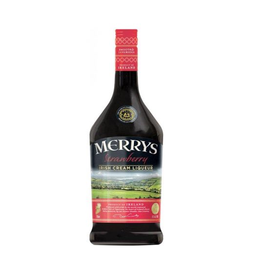 Merrys Irish Cream Liqueur Strawbery