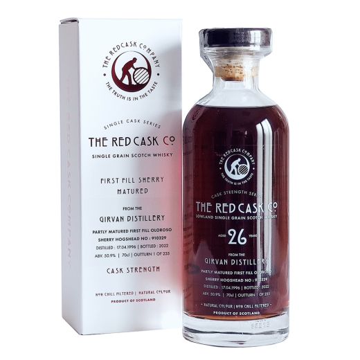 Girvan 1996 26 Years Old - The Red Cask Co.