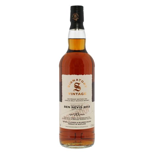 Ben Nevis 10 Years Old 100 Proof Series - Signatory