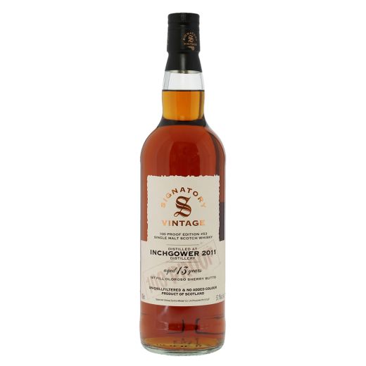 Inchgower 13 Years Old 1st fill Oloroso - Signatory 100 Proof