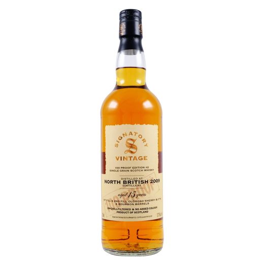 North British 15 Years Old 100 Proof - Signatory