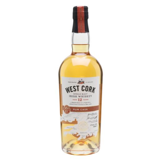 West Cork 12 Years Old Rum Cask Finish Irish Whiskey