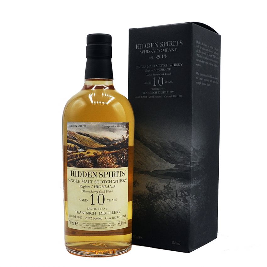 Hidden Spirits 10 Years Old – Highland Single Malt Scotch Whisky