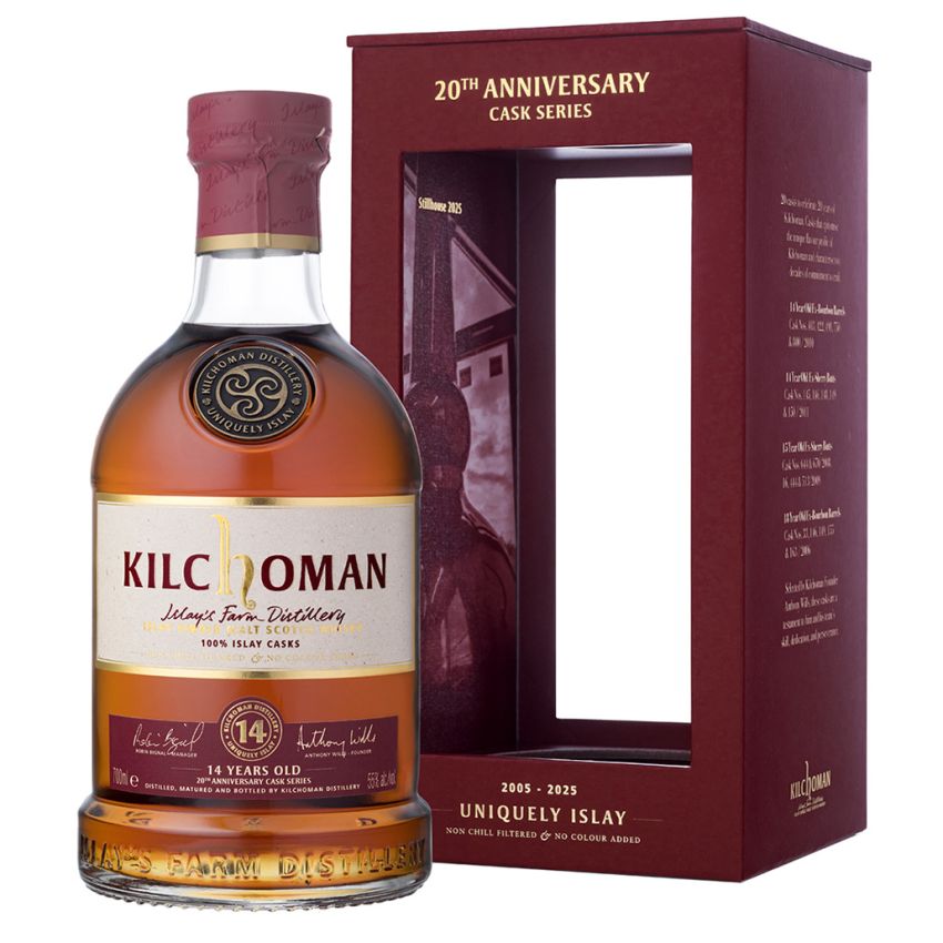 Kilchoman 100% Islay 14 Years Old Sherry Cask - 20th Anniversary