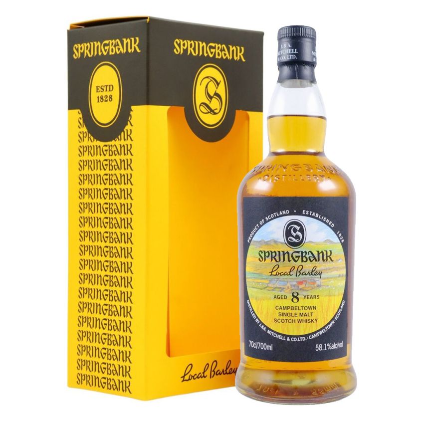 SPRINGBANK Local Barley 8年 700ml Springbank 8 Years Old Local Barley (Release 2024)