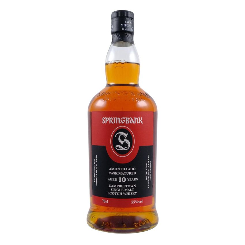 ウイスキー SPRINGBANK CAMPBELTOWN MALT 750ml Springbank 10 Years Old Amontillado Cask